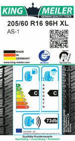 AS-1 205/60 R16 96H XL