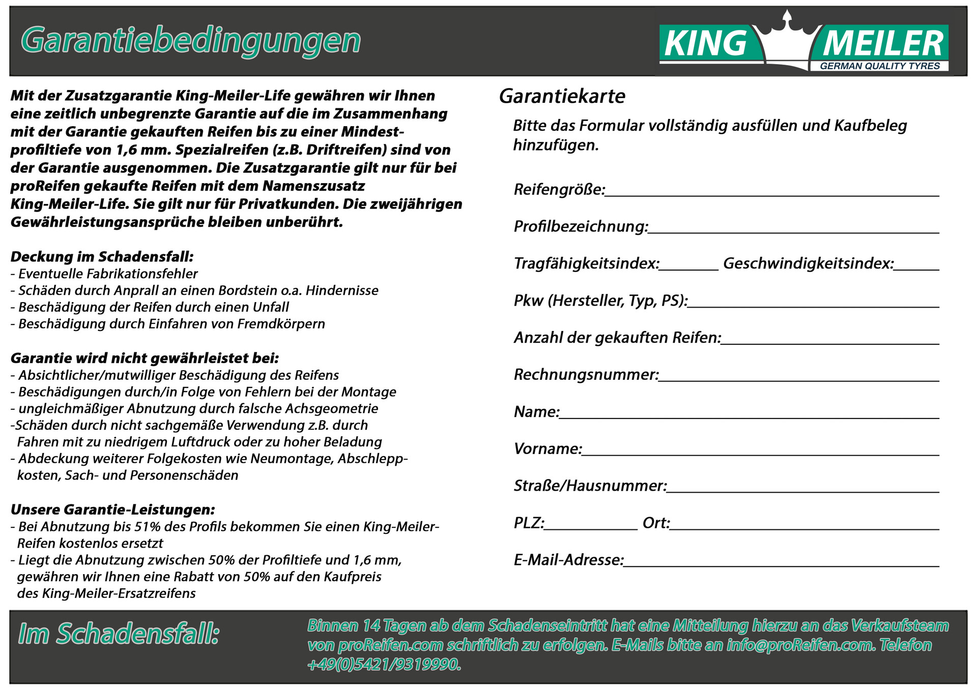 King-Meiler LIFE