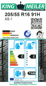 AS-1 205/55 R16 91H