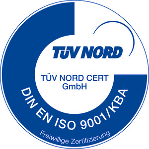 TÜV DIN ISO 9001:2015
